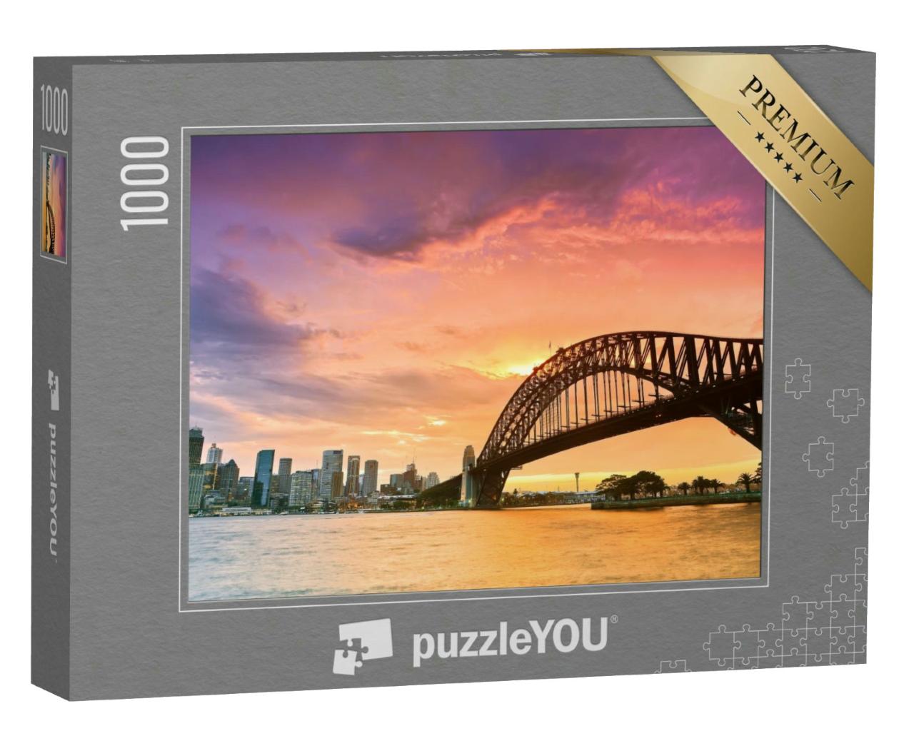 Puzzle 1000 Teile „Sydney Harbour von Kirribilli in Nord-Sydney aus gesehen“