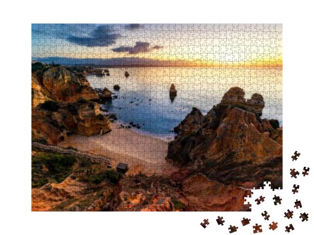 Puzzle 1000 Teile „Camilo Beach an der Algarve“