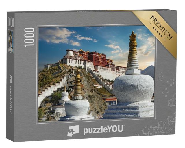 Puzzle 1000 Teile „Der Potala-Palast in Lhasa, Tibet“