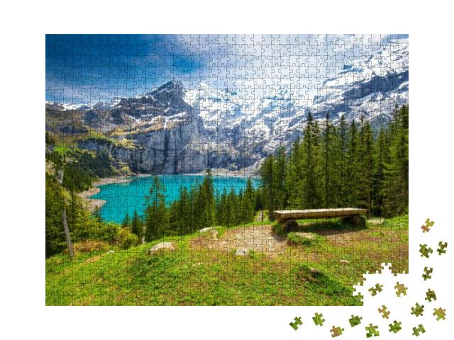 Puzzle 1000 Teile „Kandersteg, Berner Oberland, Schweiz“