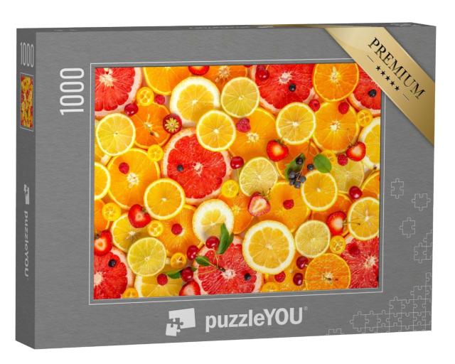 Puzzle 1000 Teile „Frisch aufgeschnittene Zitrusfrüchte“