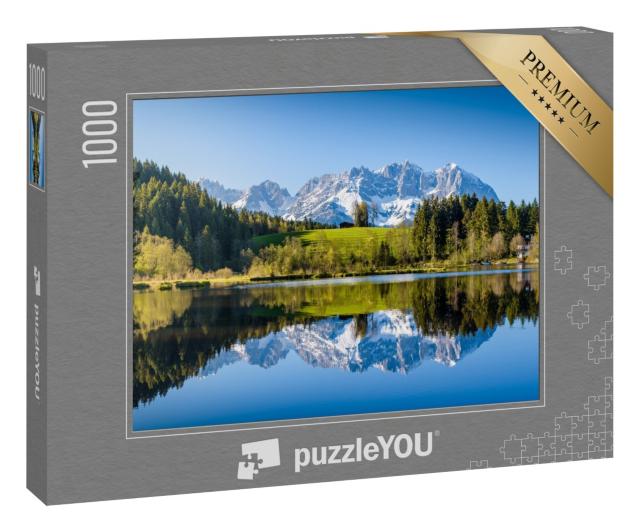 Puzzle 1000 Teile „Idyllische Alpenlandschaft“