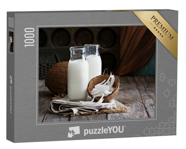 Puzzle 1000 Teile „Vegane Kokosnussmilch“