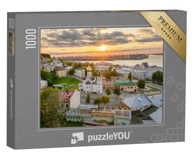 Puzzle 1000 Teile „Ansicht von Nischni Nowgorod, Russland“