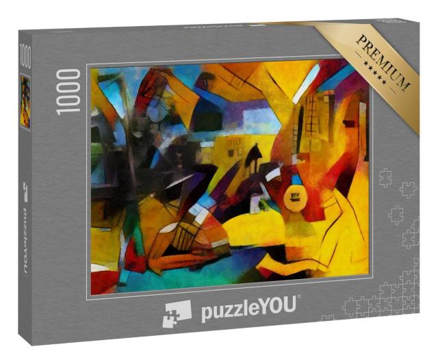 Puzzle 1000 Teile „Alternative Reproduktionen von berühmten Gemälden, Picasso“