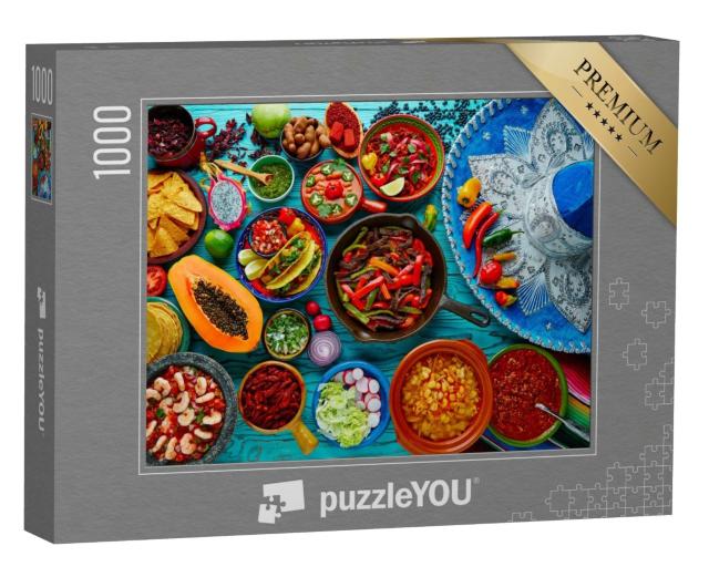 Puzzle 1000 Teile „Mexikanisches Essen“