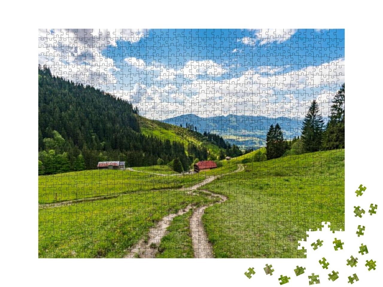 Puzzle 1000 Teile „Wunderschöne Allgäuer Alpen“