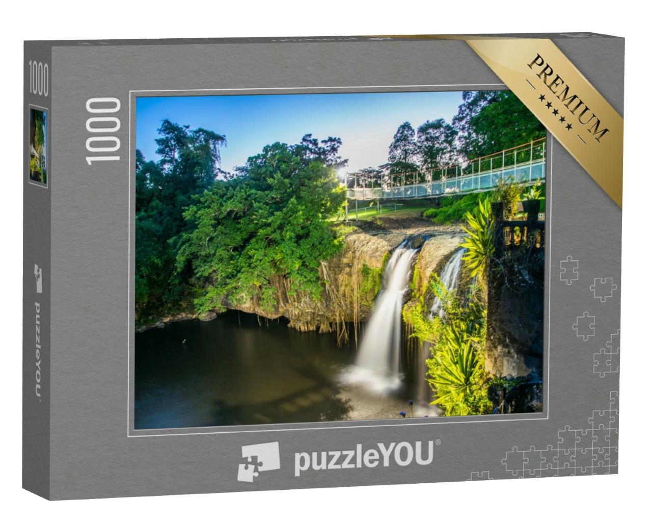 Puzzle 1000 Teile „Wasserfälle im Paronella Park, Queensland“
