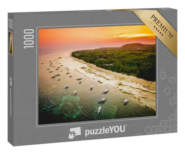 Puzzle 1000 Teile „Strand in Panglao, Philippinen“