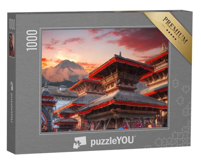 Puzzle 1000 Teile „Antike Stadt Patan im Kathmandutal, Nepal“