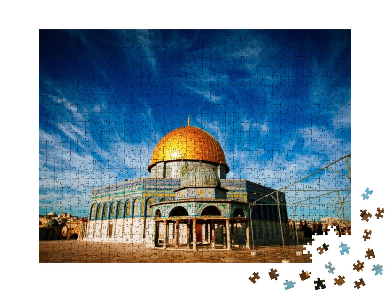 Puzzle 1000 Teile „Der Felsendom , Jerusalem, Israel“
