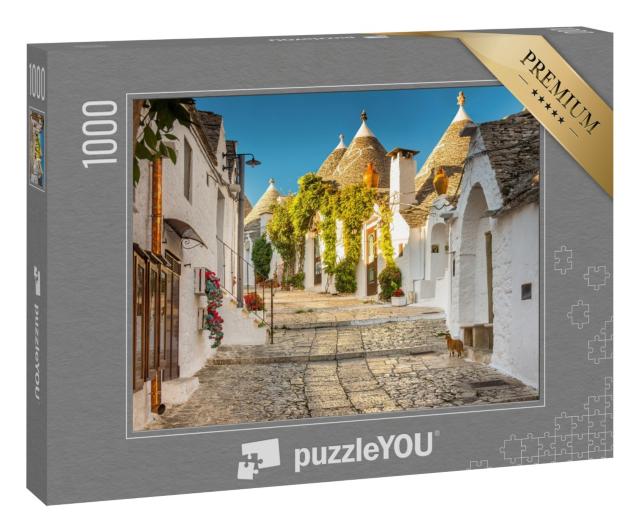 Puzzle 1000 Teile „Trulli von Alberobello, Apulien, Italien“