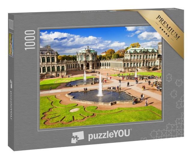 Puzzle 1000 Teile „Das Zwingermuseum in Dresden“