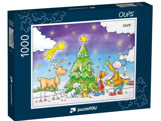 Puzzle 1000 Teile „Oups – Weihnachten“