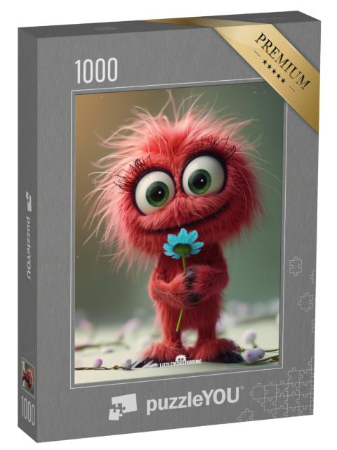 Puzzle 1000 Teile „LITTLEMONSTERTIME: Ruby“