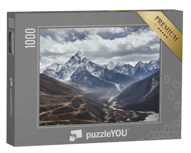 Puzzle 1000 Teile „Berg Am Dablam in Nepal“