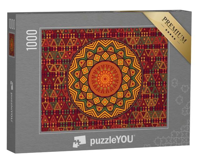 Puzzle 1000 Teile „Afrikanisches Mandala“