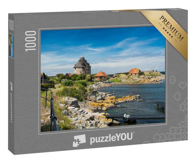 Puzzle 1000 Teile „Christianso: malerische dänische Insel in der Nähe von Bornholm in der Ostsee“