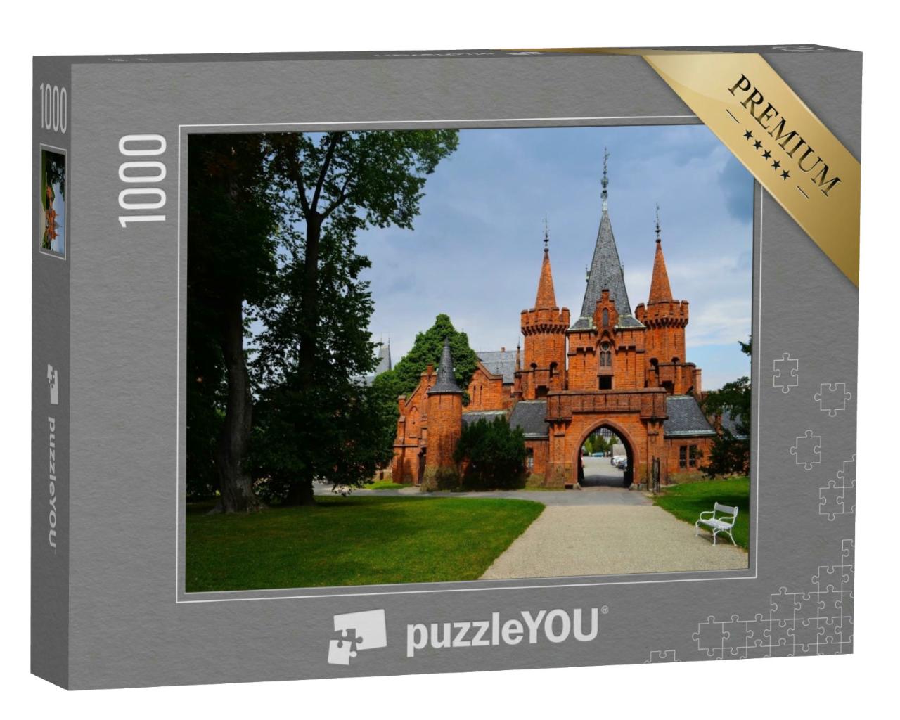 Puzzle 1000 Teile „Schloss Hradec nad Moravici in der Tschechischen Republik“