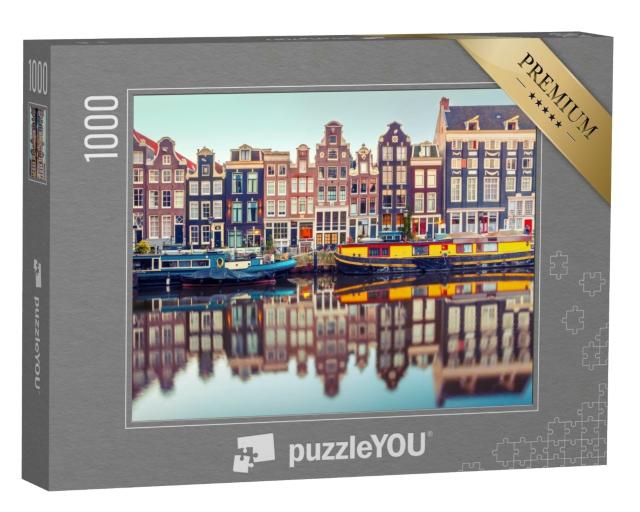 Puzzle 1000 Teile „Amsterdamer Gracht, Holland, Niederlande“