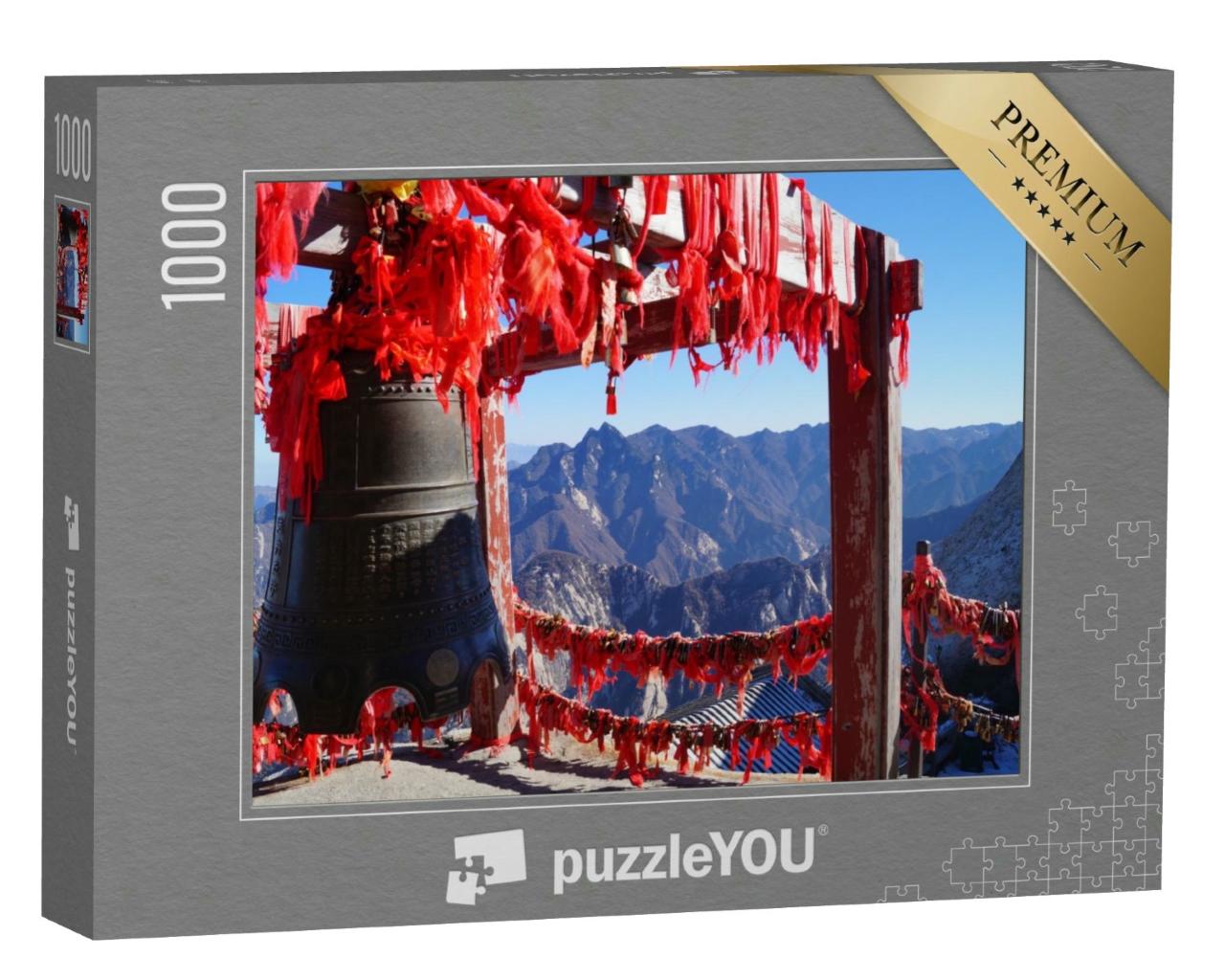Puzzle 1000 Teile „Große Glocke am Hua Shan“