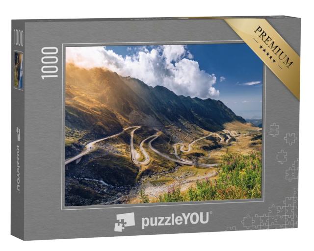 Puzzle 1000 Teile „Der Transfagarasan-Pass in Rumänien“