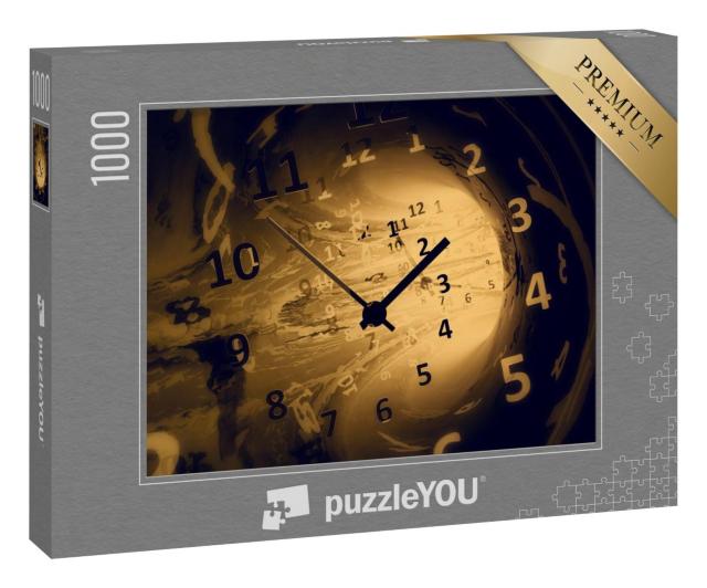 Puzzle 1000 Teile „Zeit, 3D-Illustration“