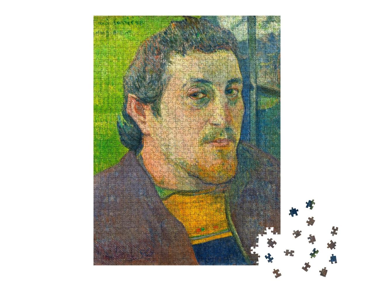 Puzzle 1000 Teile „Paul Gauguin - Carrière gewidmetes Selbstporträt“