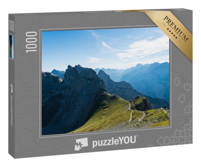 Puzzle 1000 Teile „Wildes Karwendelgebirge, Deutschland“