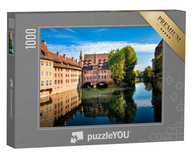 Puzzle 1000 Teile „Nürnberg, Heilig-Geist-Spital, Franken, Deutschland“