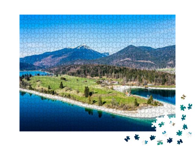 Puzzle 1000 Teile „Walchensee“