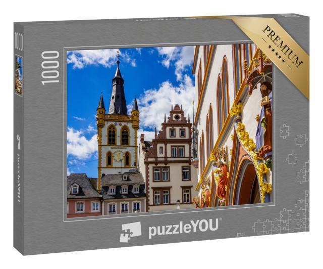 Puzzle 1000 Teile „Wunderschöne Altstadt von Trier, Deutschland“
