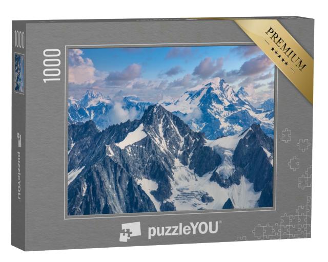 Puzzle 1000 Teile „Französische Alpen unterhalb des Mont Blanc“