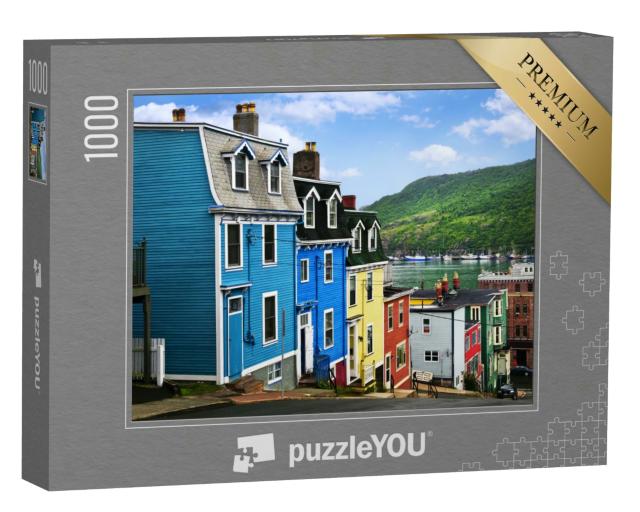 Puzzle 1000 Teile „Bunte Häuser in St. John's, Neufundland, Kanada“