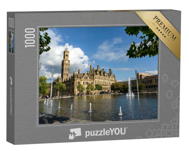 Puzzle 1000 Teile „Rathaus von Bradford in England“