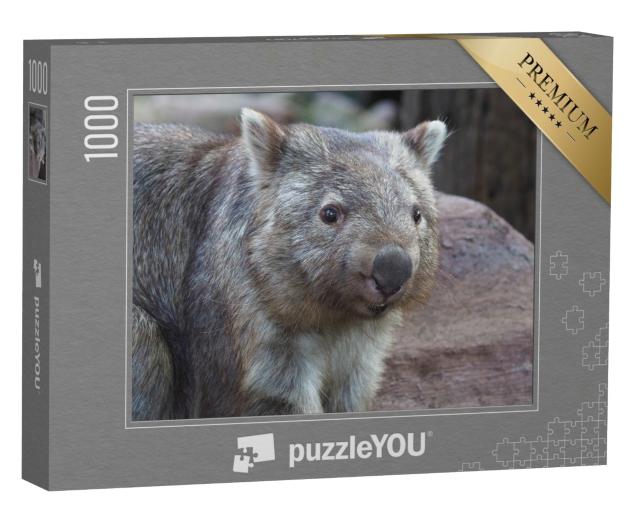 Puzzle 1000 Teile „Wombat, heimisch in Australien“