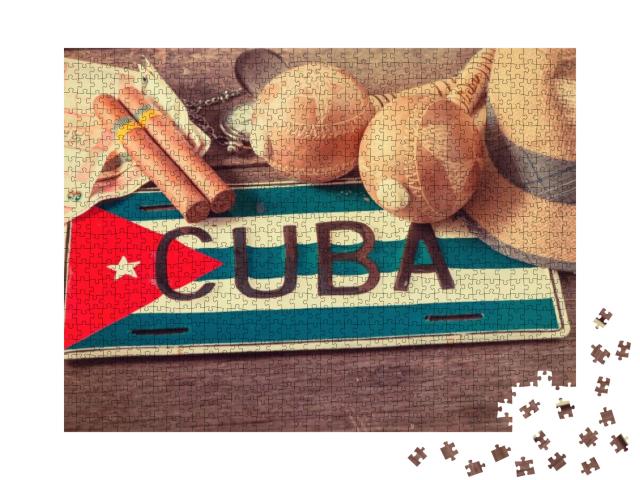 Puzzle 1000 Teile „Impressionen von Kuba“