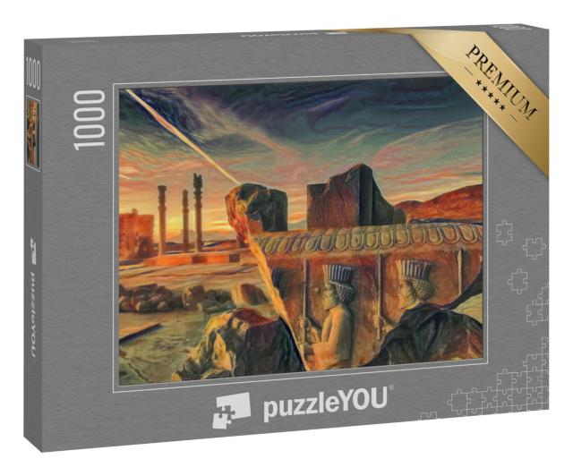 Puzzle 1000 Teile „im Stil von Edvard Munch, Der Schrei - Persepolis - Puzzle-Kollektion Künstler & Gemälde“