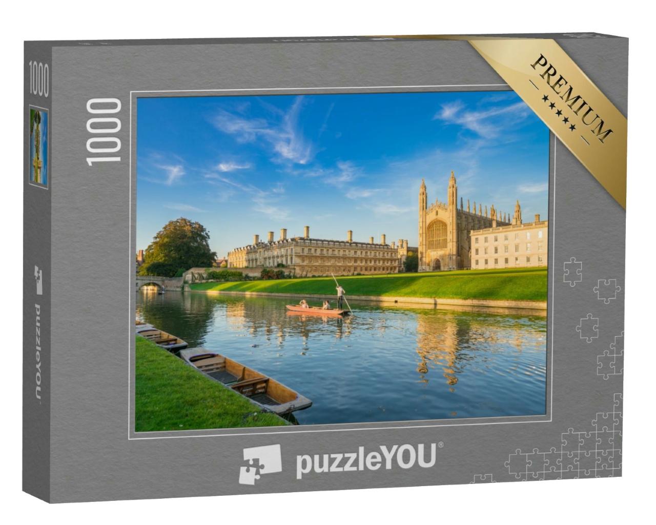 Puzzle 1000 Teile „College in Cambridge, England“