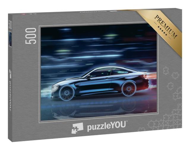 Puzzle 500 Teile „Futuristisches Konzept: Ein Sportwagen“