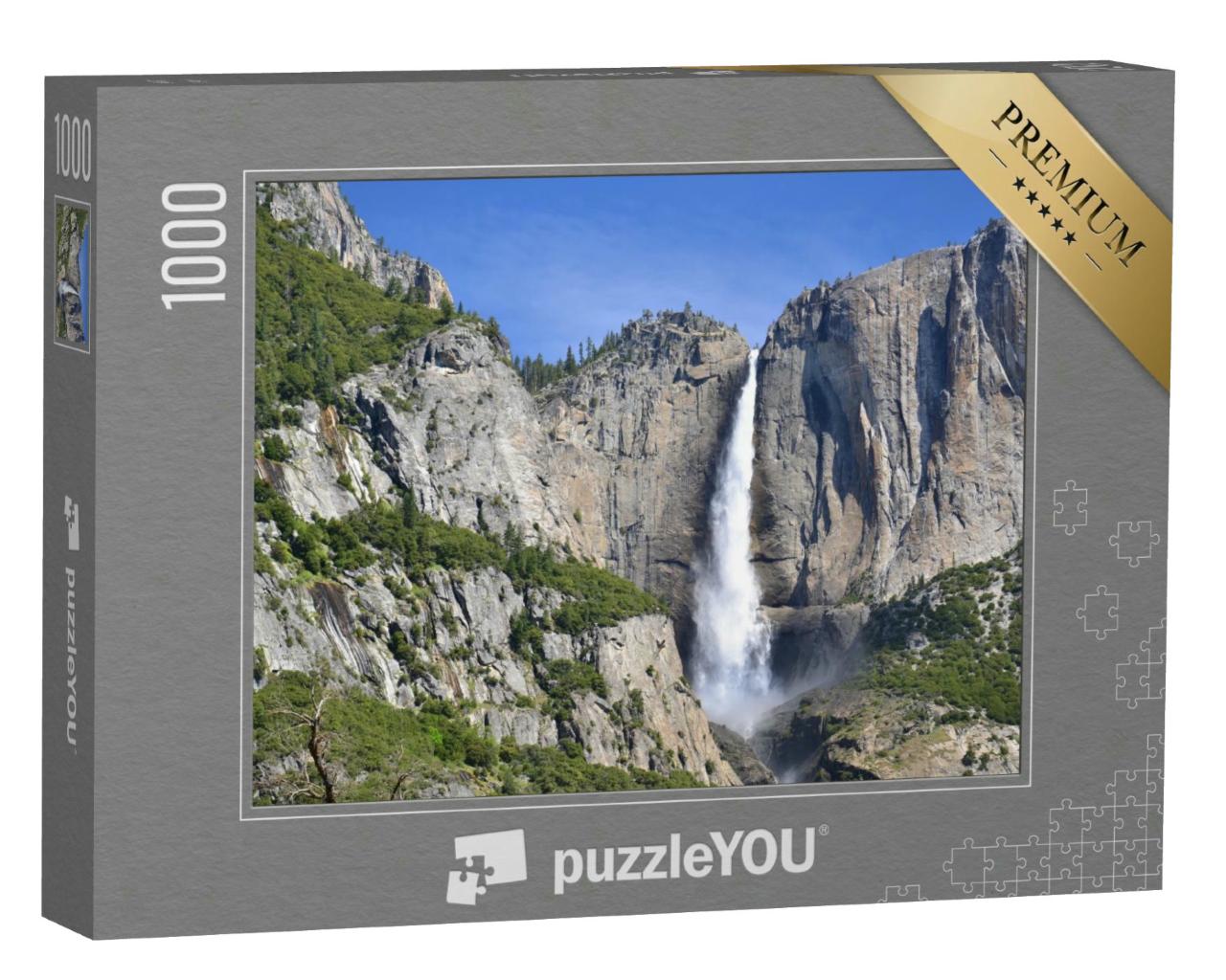 Puzzle 1000 Teile „Yosemite-Wasserfälle im Yosemite-Tal“
