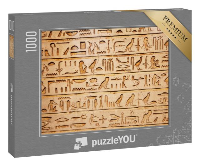 Puzzle 1000 Teile „Altägyptische Hieroglyphen“