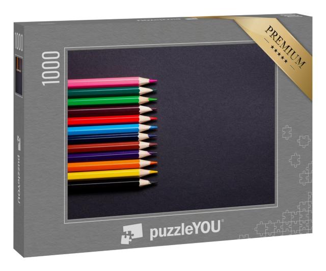 Puzzle 1000 Teile „Bunte Bleistifte“