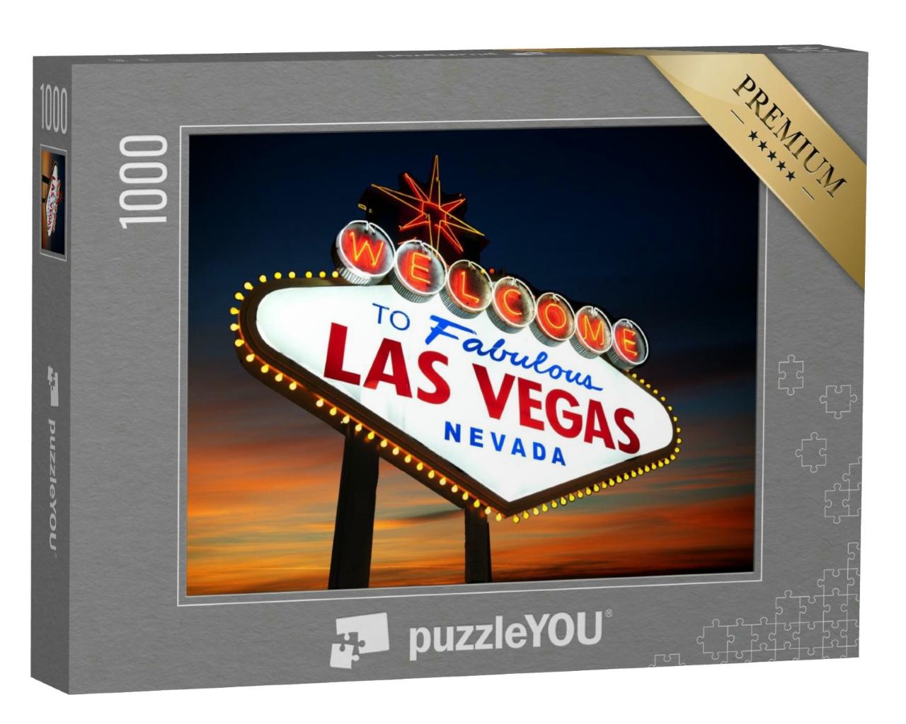 Puzzle 1000 Teile „Willkommen in Las Vegas!“