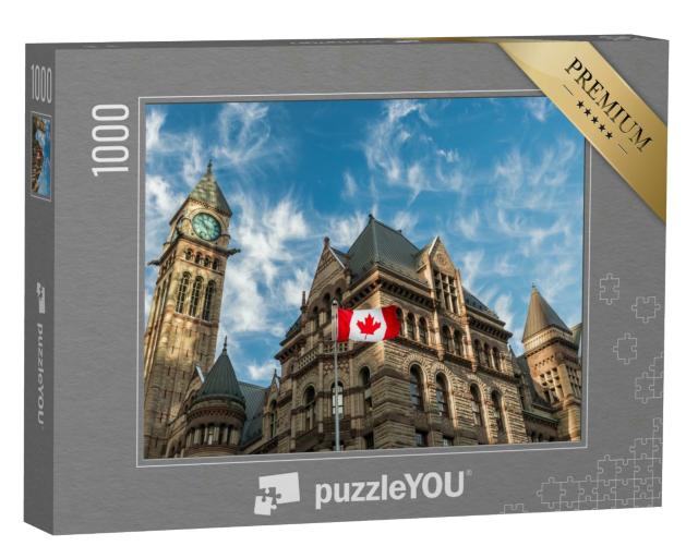 Puzzle 1000 Teile „Old City Hall in Toronto, Kanada“