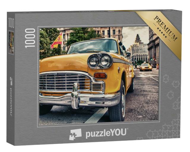 Puzzle 1000 Teile „Altes Taxi: New York“