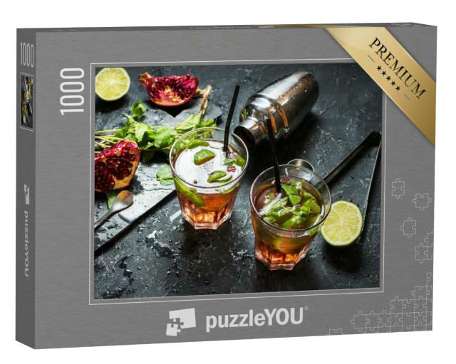 Puzzle 1000 Teile „Erfrischender Mojito-Cocktail“
