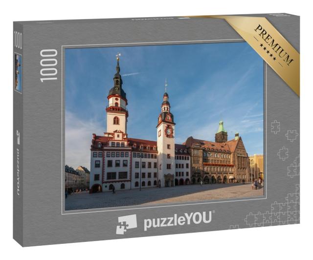 Puzzle 1000 Teile „Rathaus Chemnitz“