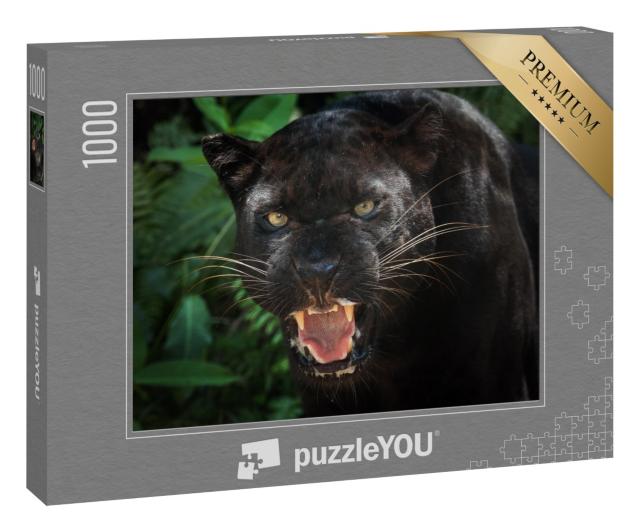 Puzzle 1000 Teile „Schwarzer Panther“