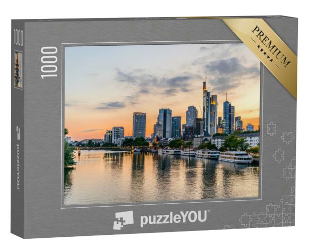 Puzzle 1000 Teile „Wunderschöner Blick auf Frankfurt am Main“